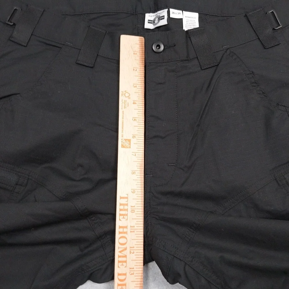 Kitanica Pants Mens 36x34 Black Zip Off Tactical Convertible Hiking NEW